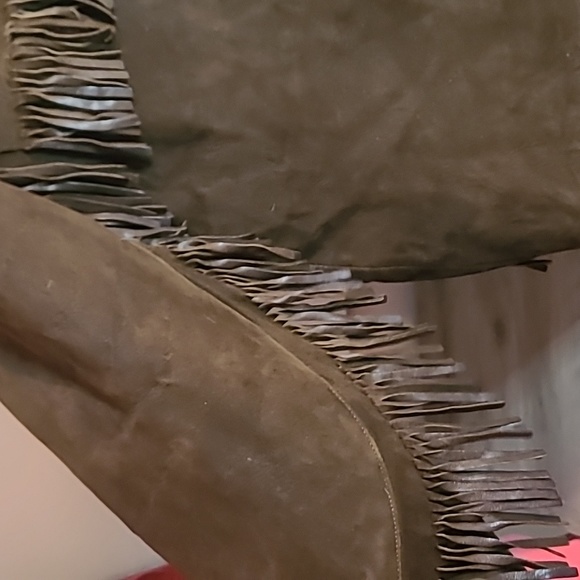 Vintage Suede Fringe Jacket - Picture 5 of 6